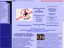 Tablet Screenshot of karaoke-funpub.de